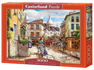 Produktbild von Castorland Montmartre Sacre Coeur Jigsaw Puzzle – 3000 Pieces – Monte Marco – Assorted Colors