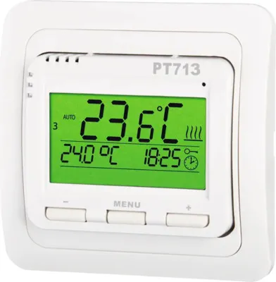 Zdjęcie produktu dla Elektrobock PT713 Cyfrowy termostat pokojowy do ogrzewania podłogowego