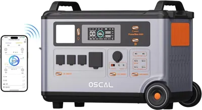 Produktbild von PowerMax 6000 Solargenerator 6000W (9000W Peak), 3600Wh LiFePO4 Powerstation, 2200W Schnellladung, 5ms USV, 14 Ausgänge, APP-Steuerung, 3500+ Zyklen