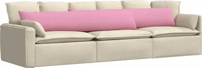 Produktbild von Sofakissen 2 pcs Rosa 200 x 40 cm Stoff