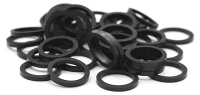EPDM Gummi-Flachdichtungen 3/8" 25 Stück 14,5x8x2 mm