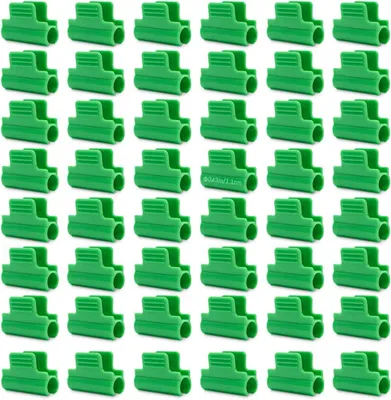 Obrázok produktu pre Skleníkové svorky pre 11 mm rúrky, 48 kusov, 3,8 cm, pre záhradný tunel
