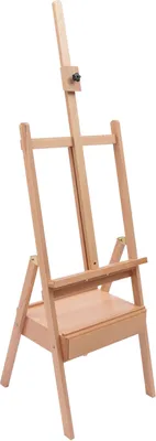 Produktbild von Dřevěný stojan na plátno ve tvaru písmene H Nastavitelný držák plátna Malířský pomocník Studio Easel