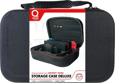 Zdjęcie produktu dla Qware Deluxe Storage Case - luksusowe etui do przechowywania kompatybilne z Nintendo Switch