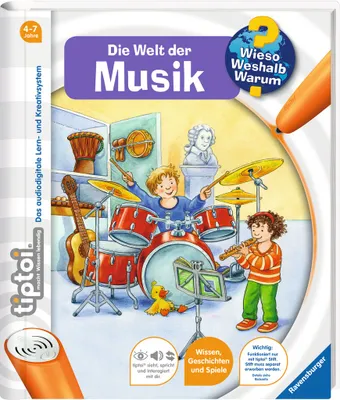 Produktbild von Ravensburger tiptoi Die Welt der Musik, Musik, Deutsch, Hardcover, 16 Seiten
