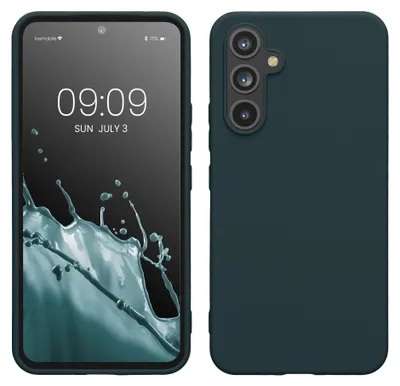 Produktbild von kwmobile Handyhülle für Samsung Galaxy A54 5G Hülle - TPU Case - Kabelloses Laden - Schutzhülle Cover in Dunkler Schiefer