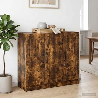 Produktbild von vidaXL Sideboard Räuchereiche 89 x 34,5 x 77 cm Holzwerkstoff