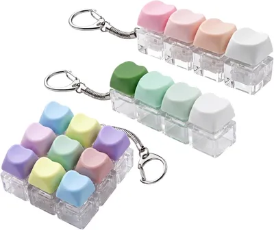 Productafbeelding van Sleutelhanger - Set van 3 - Anti-stress-toetsenbord