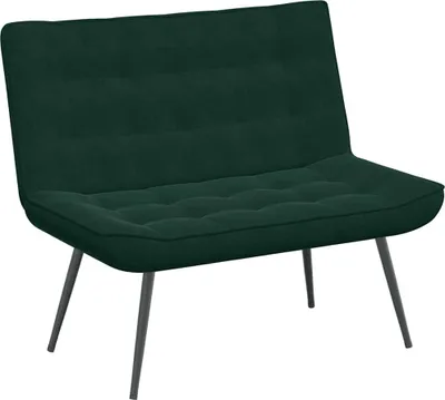 Obrázok produktu pre vidaXL Lavica tmavozelená 110x74x84 cm zamat