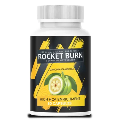 Produktbild von Saint Nutrition® Rocket Burn – mehr Power und Energie – unterstützt Gеwichtsverlust – für Männer & Frauen – Stoffwеchsel anrеgen - Garcinia Cambogia