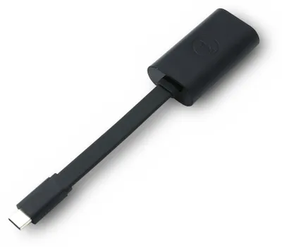 Produktbild von DELL SA224, USB Typ-C, RJ-45, Männlich/weiblich, Schwarz, Windows 10 x64, Windows 11 x64