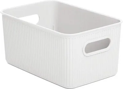Immagine prodotto di Contenitore impilabile ergonomico senza BPA - 1 pezzo - lavorazione di alta qualità - 18,1 x 27,2 x 13 cm