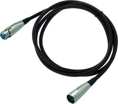 Produktbild von ARLI XLR Mikrofonkabel 5m – 3-polig symmetrisch XLR Stecker auf XLR Kupplung Ø6mm abgeschirmt