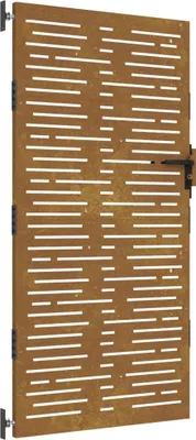 Zdjęcie produktu dla vidaXL Brama ogrodowa 85x175 cm stal Corten Kwadratowa konstrukcja