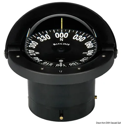 Image de RITCHIE Boussole encastrable Wheelmark 4"1/2 noir/noir , 1 pièce