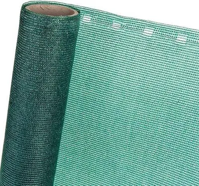 Produktbild von Zaunblende in verschiedenen Farben – Sichtschutz für Garten & Balkon – 2 m / grün