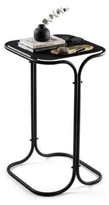Produktbild von Cerami - Couchtisch, 30x30x52h cm Schwarz, Quadratische Form