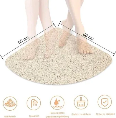 Productafbeelding van Famanu douchemat – antislipmat – badkameraccessoire, 60 x 60 cm