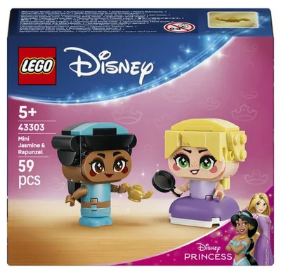 Immagine prodotto di LEGO | Disney Princess 43303 Jasmine and Rapunzel Miniatures - Role Play Set - 5 Year Old Gift