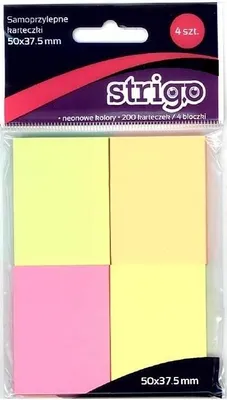 Produktbild von Karteczki samoprzylepne 50x38mm 200K STRIGO