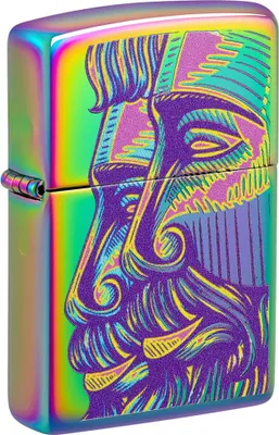 Obrázek produktu pro Zippo benzínový zapalovač Warrior Design - odolný proti větru, originální, vysoce kvalitní, doživotní pomoc