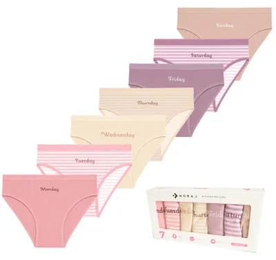 Immagine prodotto di Intimo per bambine - Intimo per bambini taglia 164 - Slip per bambine, confezione da 7 pezzi - Slip in cotone