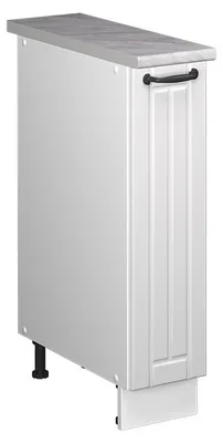 Productafbeelding van Apotheekkast Vicco Fame-Line Wit Landhuis/Wit 20 cm, WB Marmer, Model 62086