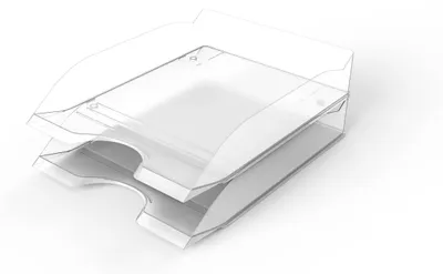 Produktbild von DURABLE Basic Dokumentenablage A4 Transparent 5 Stück Schreibtisch Organizer