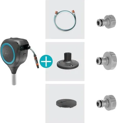 Immagine prodotto di RollUp Slangbox 20 m resistente alle intemperie, automatico, bianco