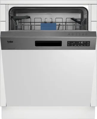 Produktbild von Beko bPRO 500 BDSN28451X, Halb integriert, Standardgröße (60 cm), Edelstahl, LCD, 1,5 m, Edelstahl