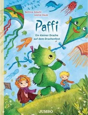 Produktbild von Paffi. Ein kleiner Drache auf dem Drachenfest