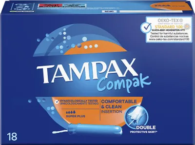 Produktbild von Tampax Compak Super Plus 18 Units