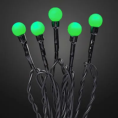 Produktbild von Lichterkette LED Kugel grün 20 LEDs Deko Innen Beleuchtung Party Geburtstag