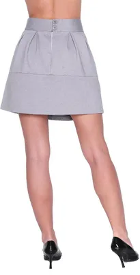 Obrázok produktu pre Dámska elegantná sukňa Mini sukňa; sivá/M/38