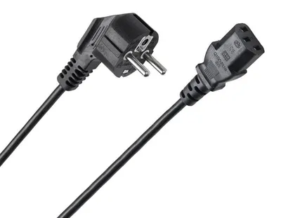 Obrázek produktu pro Napájecí kabel pro PC, Standard, 15 metrů, Černá