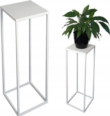 Immagine prodotto di Portafiori moderno a soppalco WHITE SIMPLE 003/K-12-1P-70B