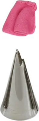 Produktbild von DECORA Gebäckdekorationsspitze aus rostfreiem Stahl, wiederverwendbar, Modell 070