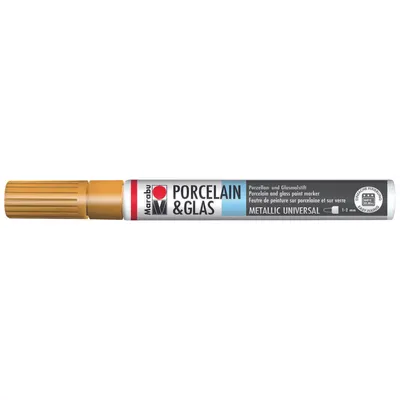 Zdjęcie produktu dla Marabu 0123 31 084 Farba do porcelany złota 084, 1-2 mm