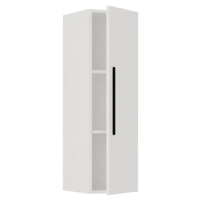 Immagine prodotto di Scaffale in legno appeso | Scaffale salvaspazio | Dimensioni: H. 95 x W. 30 x D. 30 cm | Elegante mensola appesa | Scaffale portaoggetti | Libreria | Tavola da parete - Arila L Verticale