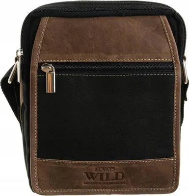 Obrázok produktu pre Always Wild Pánska crossbody taška Pineripper čierno-hnedá One size