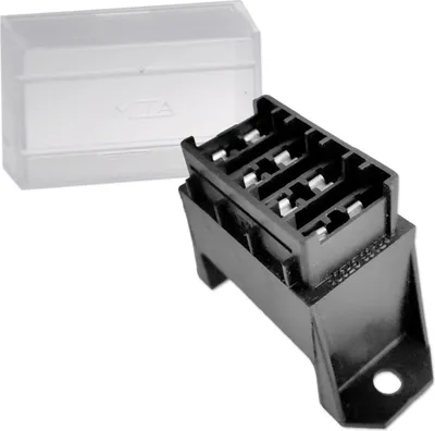 Produktbild von Sicherungshalter | MTA UniVAL | 4-fach | 32V | 80A | stehend