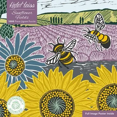 Immagine prodotto di Adult Sustainable Jigsaw Puzzle Kate Heiss: Sunflower Fields
