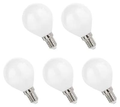 Produktbild von Spectrum E14 LED Lampe 1W 100lm 4000K Neutralweiß 230V 5 Stück