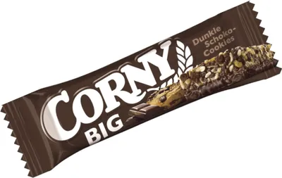 Produktbild von Corny Big Dunkle Schoko-Cookies Müsliriegel, 50g