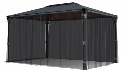 Produktbild von Palram - Canopia Polyester Moskitonetz für Pavillon Martinique 4300 Grau