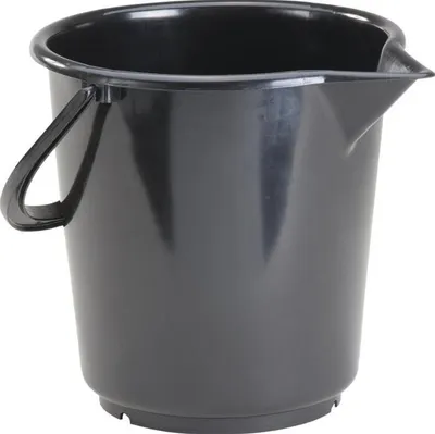 Obrázok produktu pre hünersdorff vedro 10,5 l HD polyetylén čierne - 941200