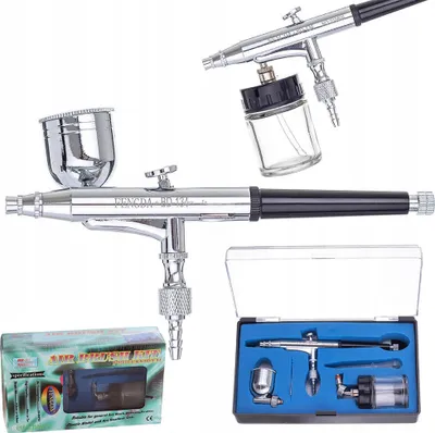 Zdjęcie produktu dla Pistolet natryskowy z 2 zbiornikami Fengda BD-134 0,3 mm