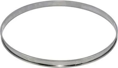 Zdjęcie produktu dla de Buyer 3091.20N, Pierścień do ciasta, Okrągły, Stal nierdzewna, Stal nierdzewna, 200 mm, 200 mm
