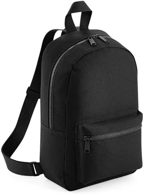 Produktbild von BagBase BG153 | Mini Essential Fashion Backpack / 23 x 35 x 12 cm - Farbe: Black - Größe: 23 x 35 x 12 cm