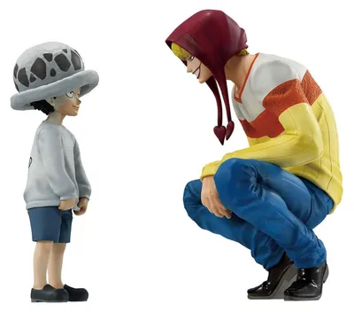 Produktbild von One Piece Ichibansho PVC Statue Trafalgar Law & Corazon (The Unbreakable Law) 11 cm